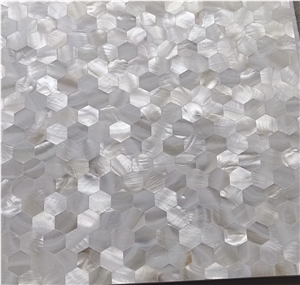 Gold Pearl Shell Mosaic Tile MOP Subway Backsplash Mosaic