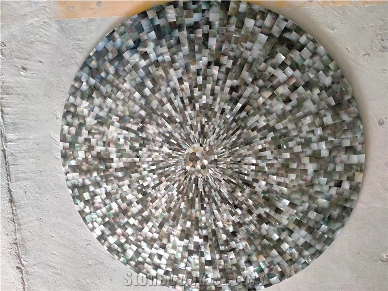 Gold Pearl Shell Mosaic Tile MOP Subway Backsplash Mosaic