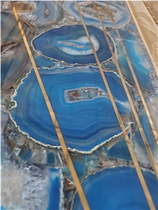 Yellow Agate Semiprecious Stone Panels