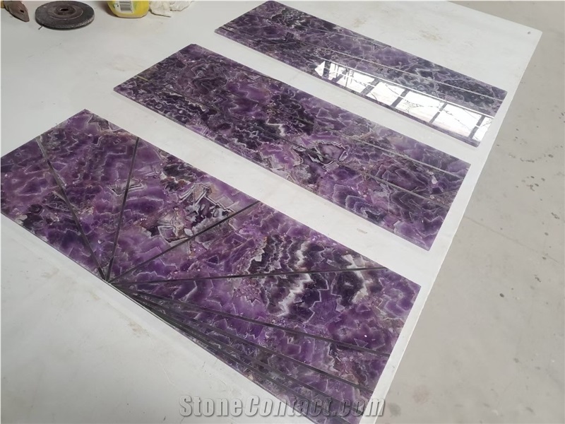 Yellow Agate Semiprecious Stone Panels
