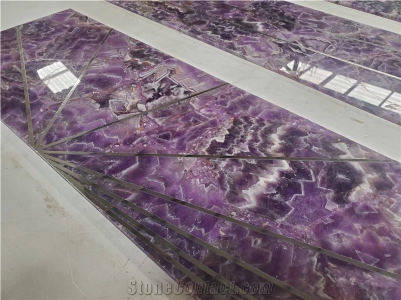 Yellow Agate Semiprecious Stone Panels