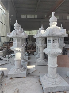 Granite G633 Japanese Lantern Stone Park Lantern For Temple