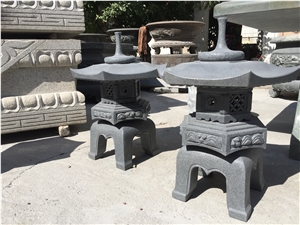 Granite G633 Japanese Lantern Stone Park Lantern For Temple