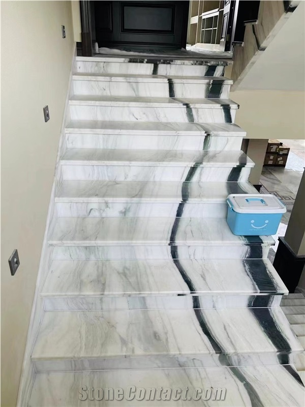 Green Onyx Interior Stone Staircase Dark Green Onyx Steps
