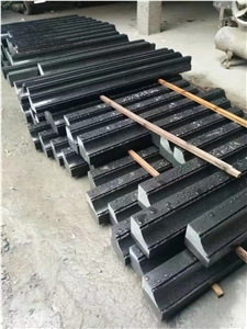 Interior Stone Threshold Granite Absolute Black Treads