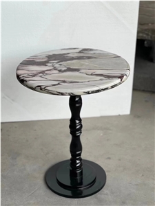 Marble Side Table Calacatta Viola Coffee Table Art Furniture