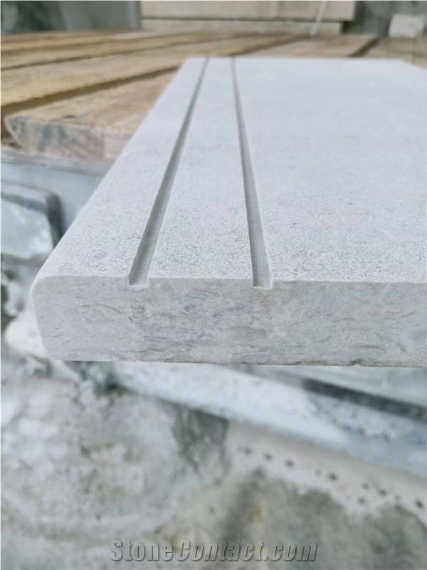 SPA White Quartzite Staircase Pure White Quartzite Steps