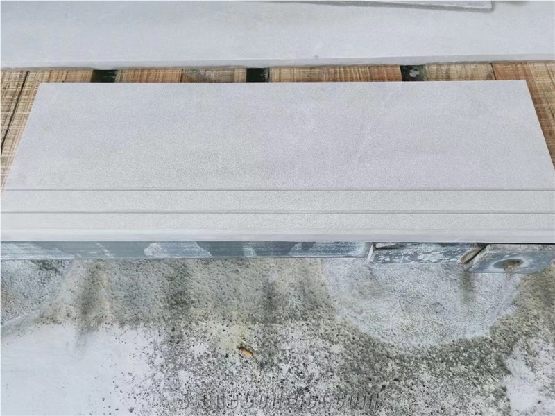 SPA White Quartzite Staircase Pure White Quartzite Steps