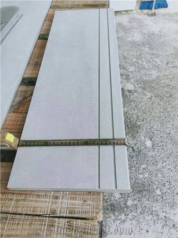 SPA White Quartzite Staircase Pure White Quartzite Steps