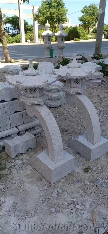 Stone Landscaping Lantern Grey Granite G603 Temple Lantern
