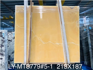 Good Quality Polished Peach Onyx Pure Orange