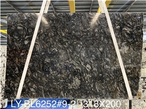 New Arrival Polished Diamant Platine Quartzite Slab