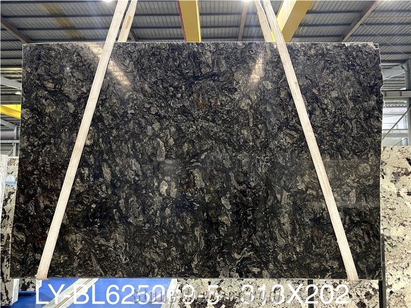 New Arrival Polished Diamant Platine Quartzite Slab