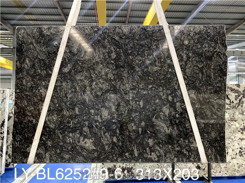 New Arrival Polished Diamant Platine Quartzite Slab