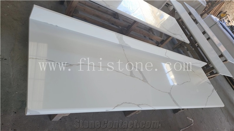 Calacatta White Quartz Top  Statuary White Quartz Vanity Top