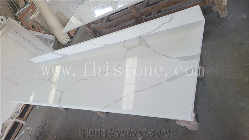 Calacatta White Quartz Top  Statuary White Quartz Vanity Top