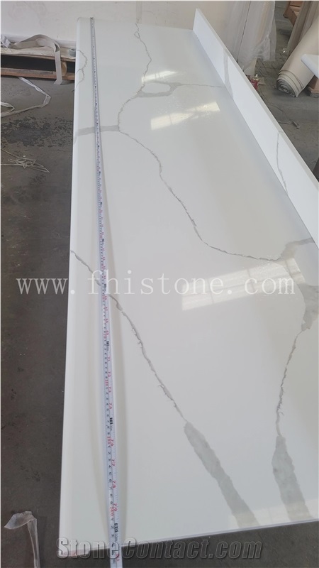 Calacatta White Quartz Top  Statuary White Quartz Vanity Top