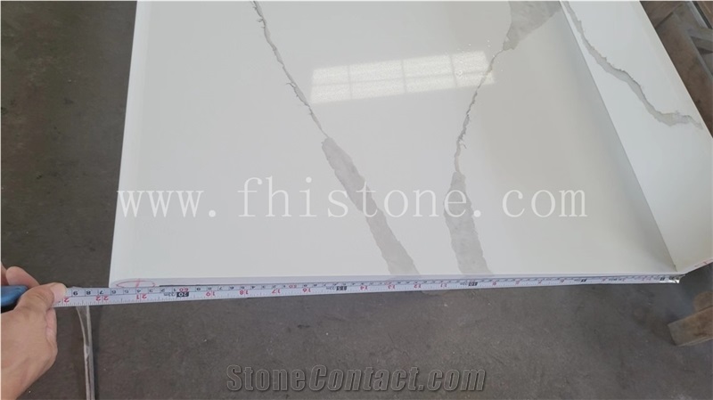 Calacatta White Quartz Top  Statuary White Quartz Vanity Top