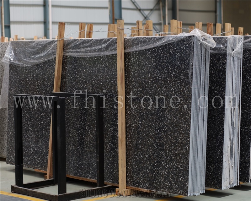 Nero Terrazzo Black Precast Terrazzo Cement