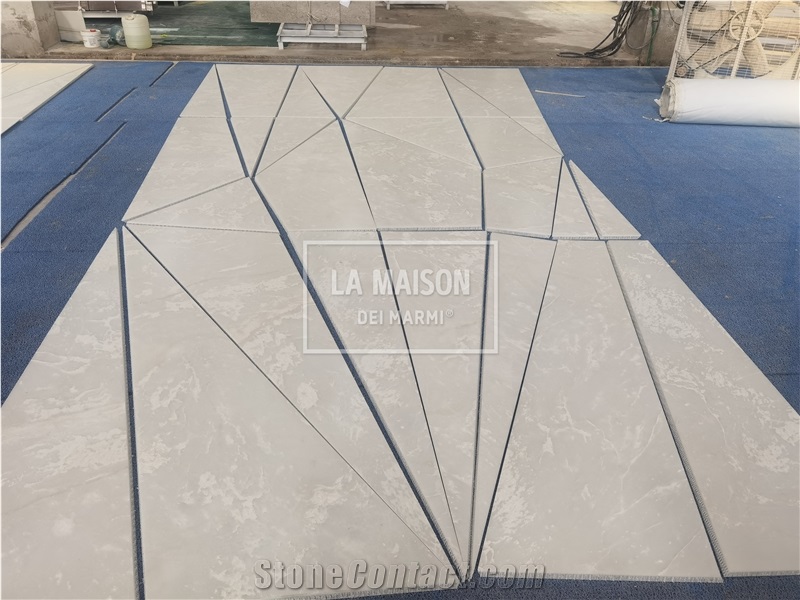 White Onyx Composite Fiberglass Light Transmission 3D Panel