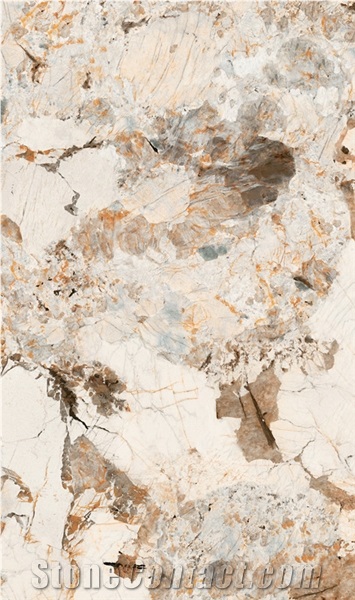 1600*2700MM  GLOSSY PULPIS GOLD  PORCELAIN SLAB
