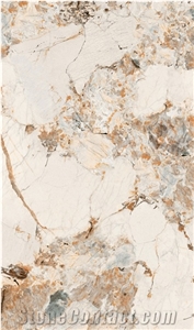1600*2700MM  GLOSSY PULPIS GOLD  PORCELAIN SLAB