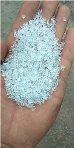 White Glass Rock Decorative Glass Chippings Garen Glass Slag