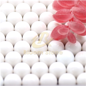 White Vase Filler Glass Marble Balls For Kids