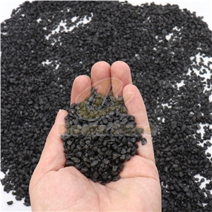 Crushed Black Midnight Coloured Gravels For Aquarium