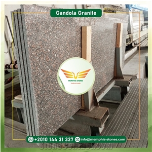 Ghandola Granite - Dark Rose Pearl Granite Slabs, Tiles