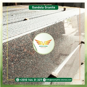 Ghandola Granite - Dark Rose Pearl Granite Slabs, Tiles