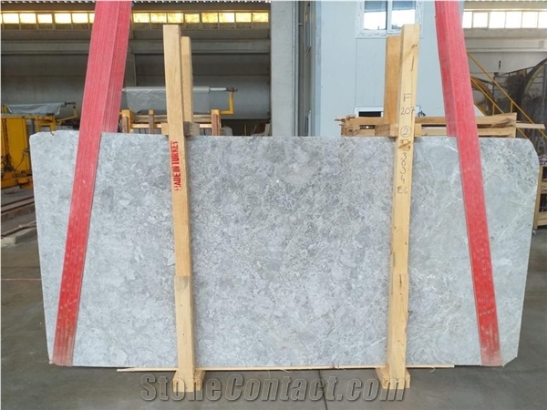 Tundra Grey Marble Slabs, Marble Tiles