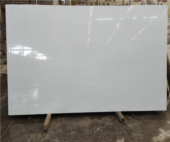 Absolute White Quartz Stone In 20Mm Thickness