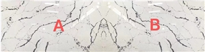 Artiffical Quartz Stone Calacatta Groupa & Groupb