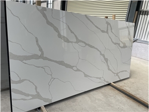 Artificial White Quartz Slabs Large Format