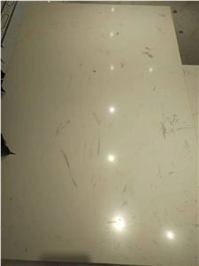 Carrara White Quartz Engineered Stone Slabs