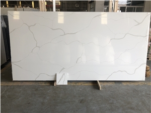 Marble Looked Quartz Stone Large Slabs, 20Mm