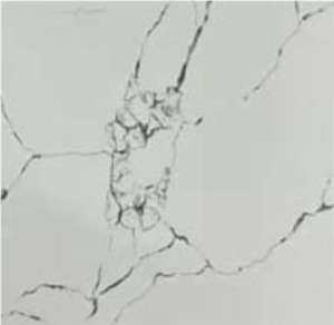 Quartz Stone Slabs White Calacatta By AMG