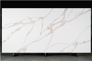 The Graceful Veins Of The Quartz Stone Slab