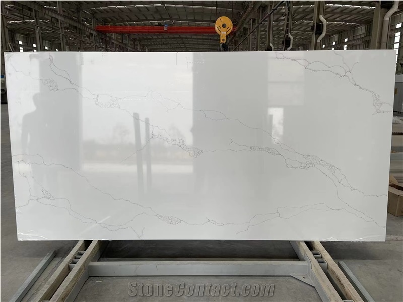 Top Selling March 2023 Calacatta Quartz Stone Slab