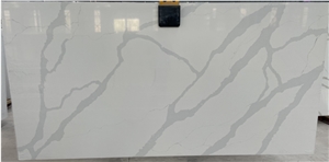 White Calacatta 3200*1600*20 Mm Polished Artificial Stone Slabs