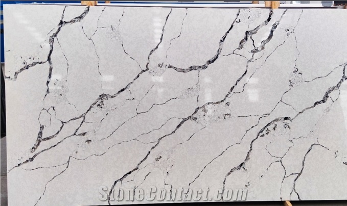 White Quartz Stone, 3200*1600*20 Mm Polished