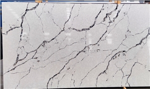 White Quartz Stone, 3200*1600*20 Mm Polished