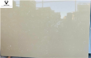 Yellow Artificial Carrara Stone Slabs