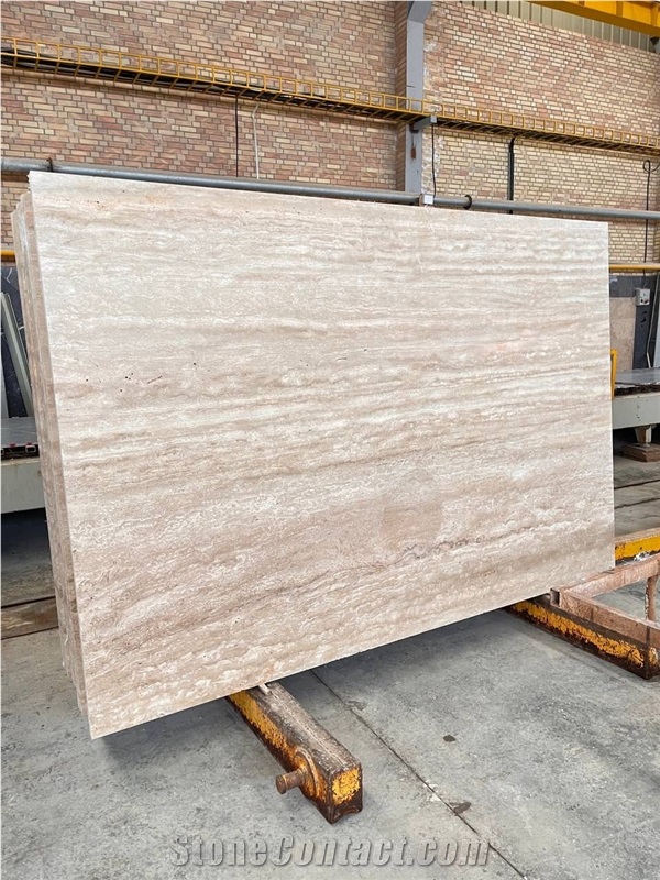 Beige Travertine Polished & Filled