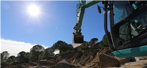 Bergama Grey Granite Quarry