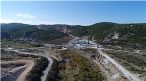 Bergama Grey Granite Quarry