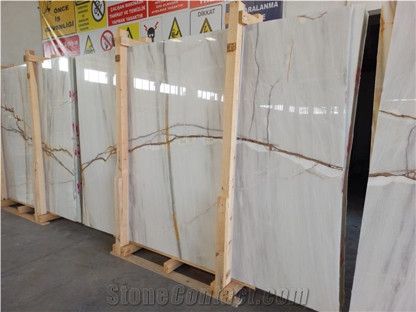 Oro Bianco Spider Marble Slabs