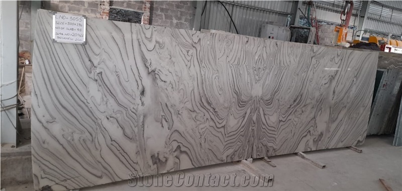 Bruno Madagascar White Marble Slabs