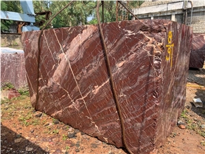 Red Jasper Marble Block